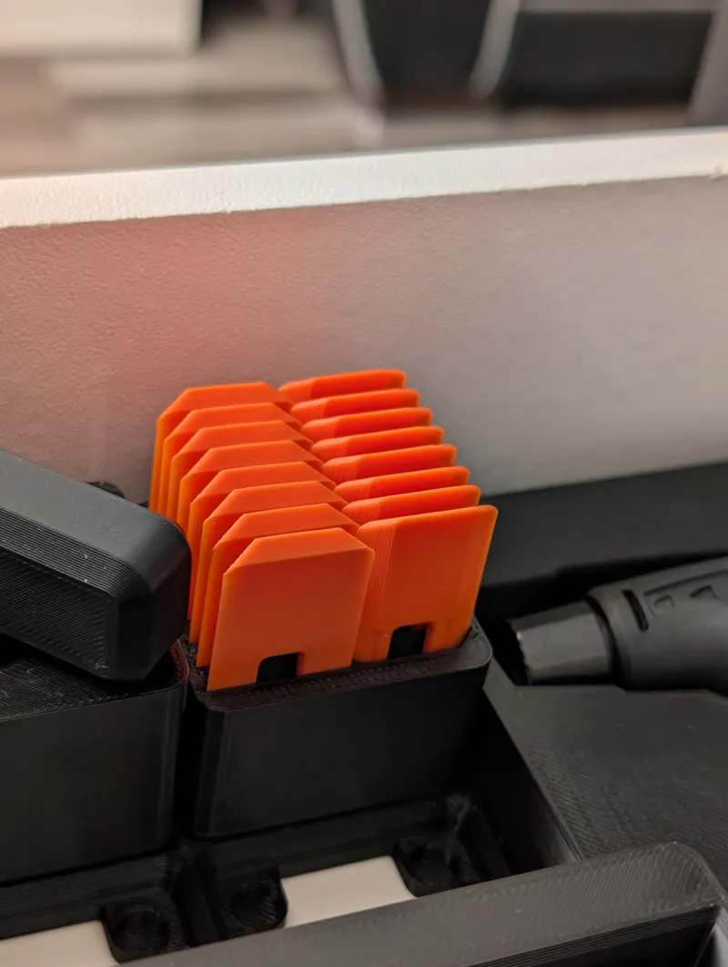 Gridfinity Optimized Bed Scraper XL Blades Holder