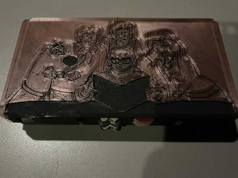 "Betrayal at Mystery Mansion" Token Holder lid