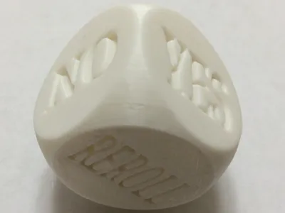 yes/no/reroll dice