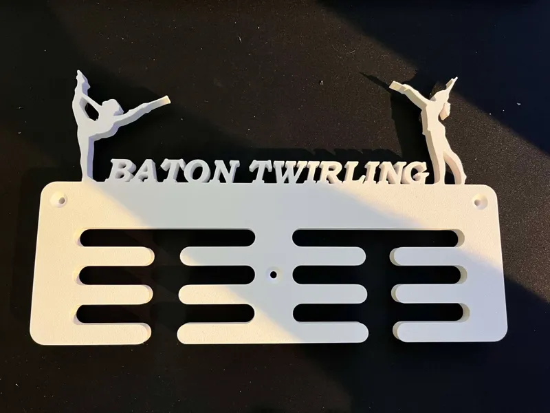 Baton Twirling Medal Hanger
