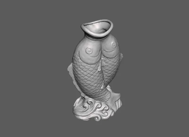 Fish Sculpture Vase