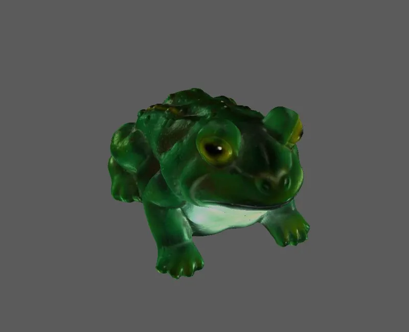 Frog Sculpture 3D Scan