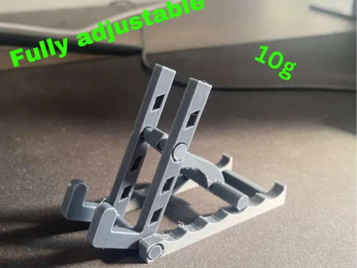 small adjustable phone stand (print in place)