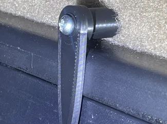 Electric panel latch