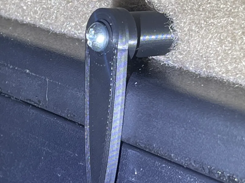 Electric panel latch