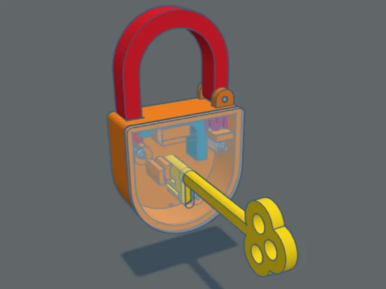 Warded Padlock