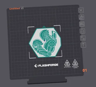 Cyborg Lovers Keychain ( Multicolor)