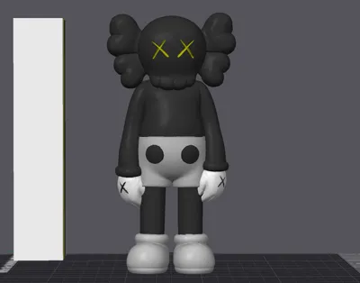 Caws Model KAWS Figure Full Body Pre-Colored & AMS-Ready - Free 3D Print Model ...