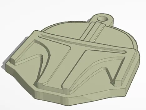 Mandalorian keychain
