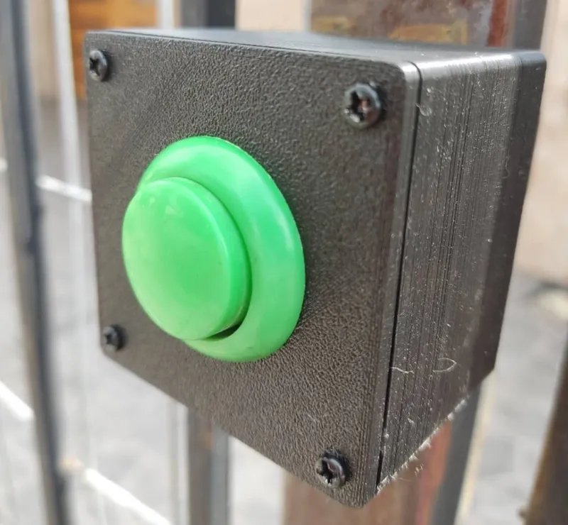 Arcade Button Doorbell box