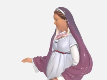 Pregnant Virgin Mary nativity figure
