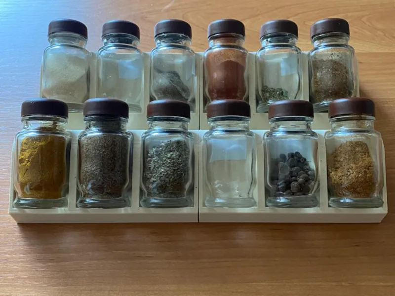 spices 2 x 9 cm holder