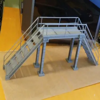 Stahltreppe Verbindung
