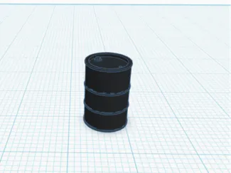 00 gauge oil drum / barrel 