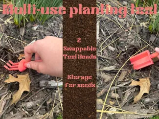 Multi-use Garden and Planting Tool