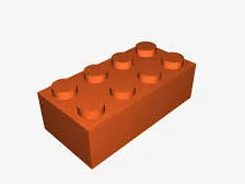 Classic 4 by 2 Brick
