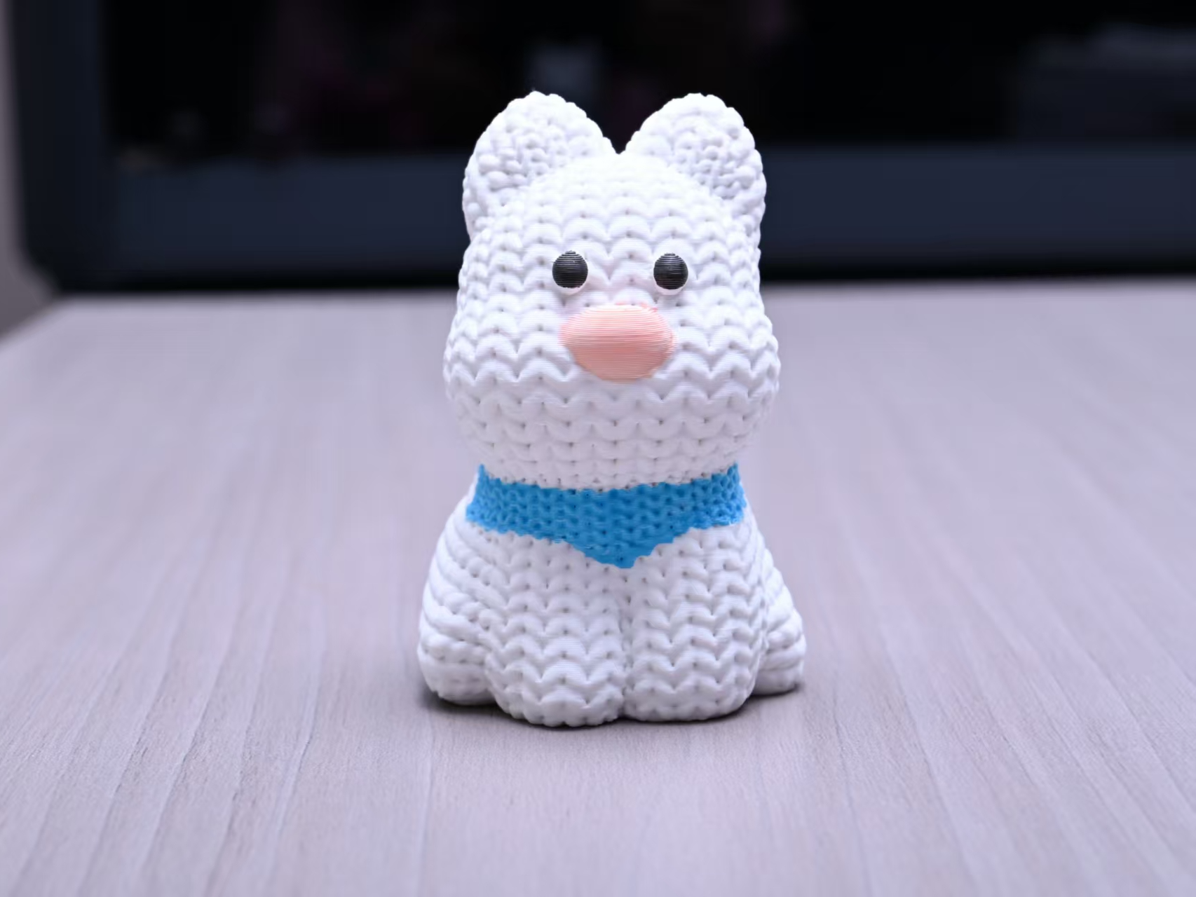 针织 西高地 狗