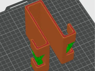 Camper over door hook (25mm door)