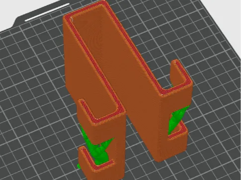 Camper over door hook (25mm door)