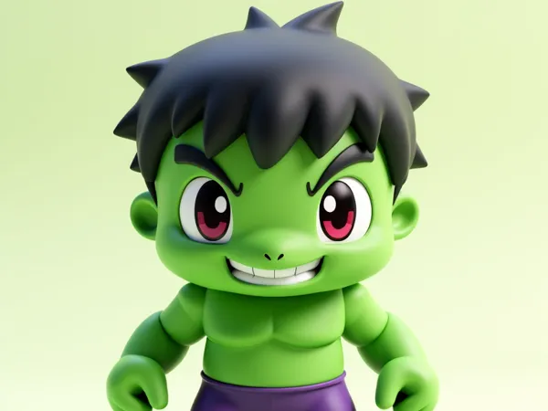 Figurine bébé Hulk