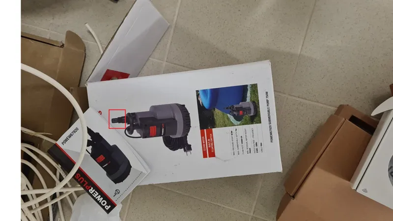 Immersible Pump adaptor for PowerPlus POWERW67920