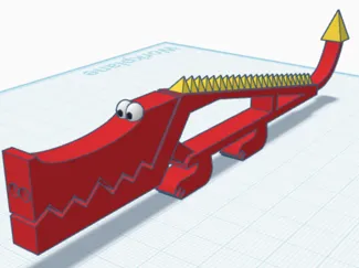 Dragon clip / fidget 
