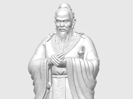孔子全身像