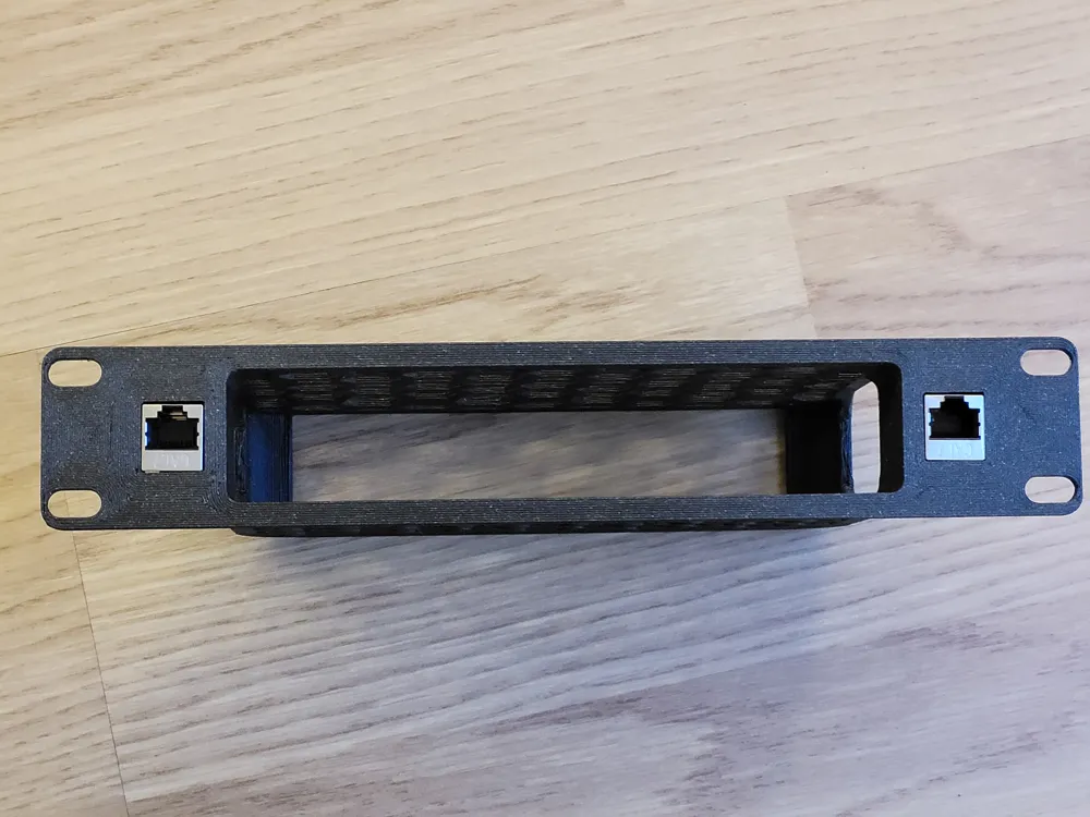 Ubiquiti Unifi USW-Lite-8 10 inch rack w keystones Remixed by Olo ...