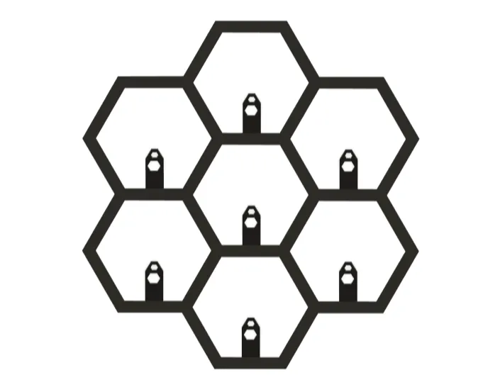 hexagon hanger