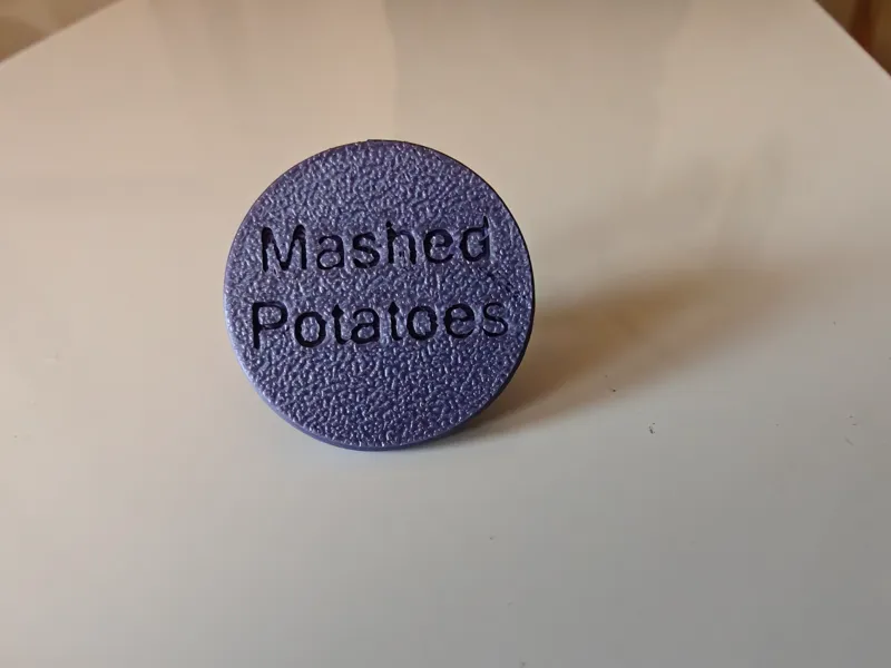 Golfballmarker "Mashed Potatoes"