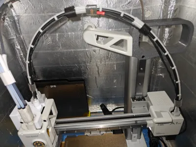 A1 mini X-axis cable clip (supports A1 extruder cooling)