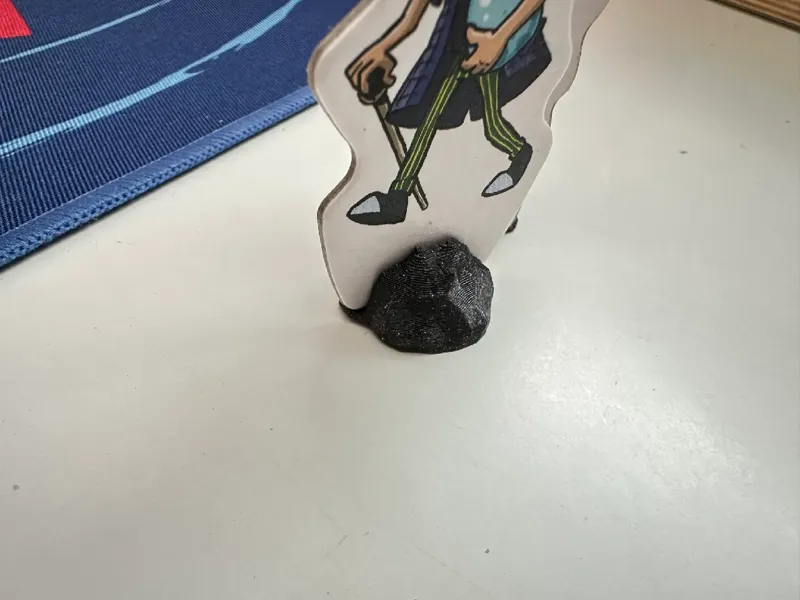 Stand for Spy Guy game figure