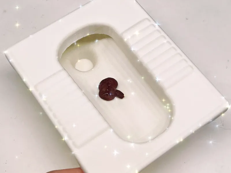 1/6比例迷你蹲坑