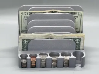 Money Bill and Coin Holder/Sorter/Organizer