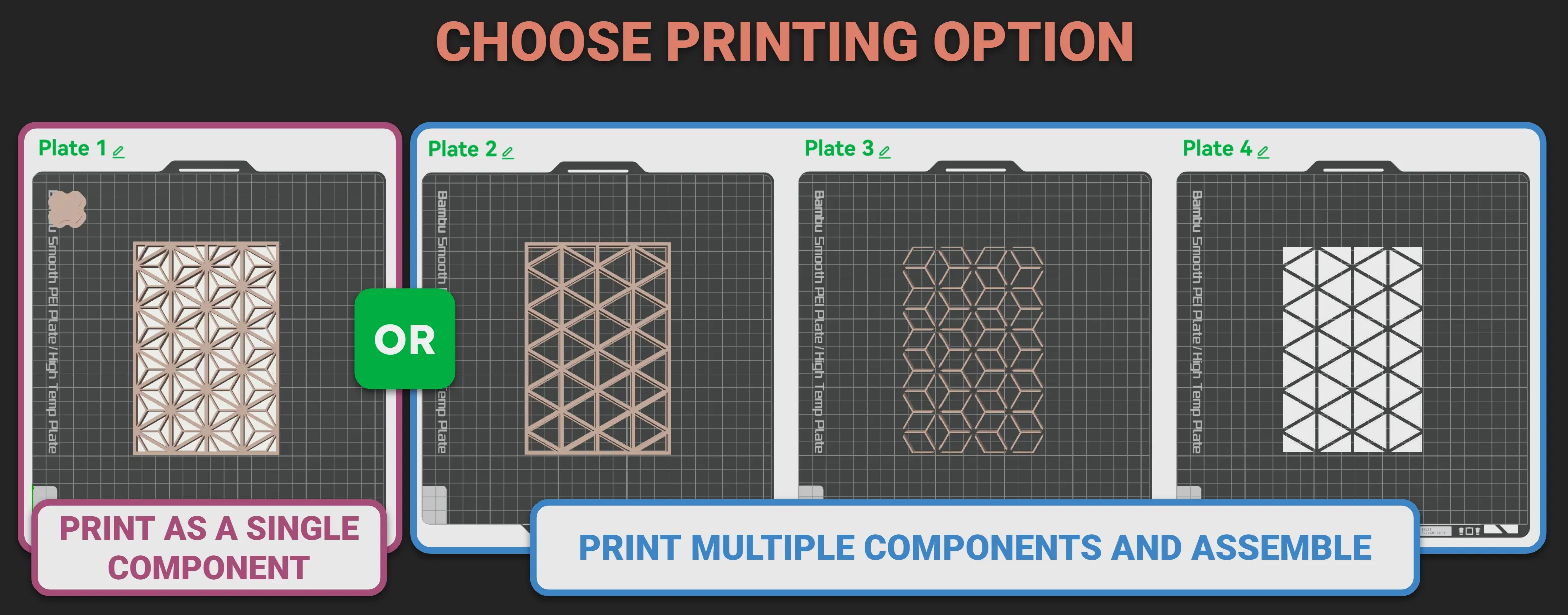 Kumiko Frame Creator (Parametric) by Paper View MakerWorld