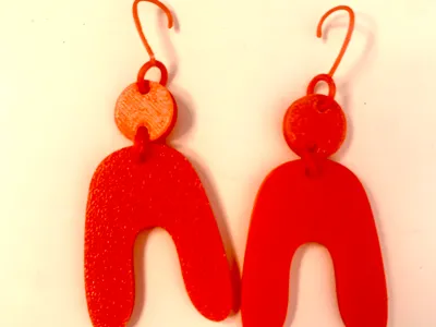 Abstract Earrings 