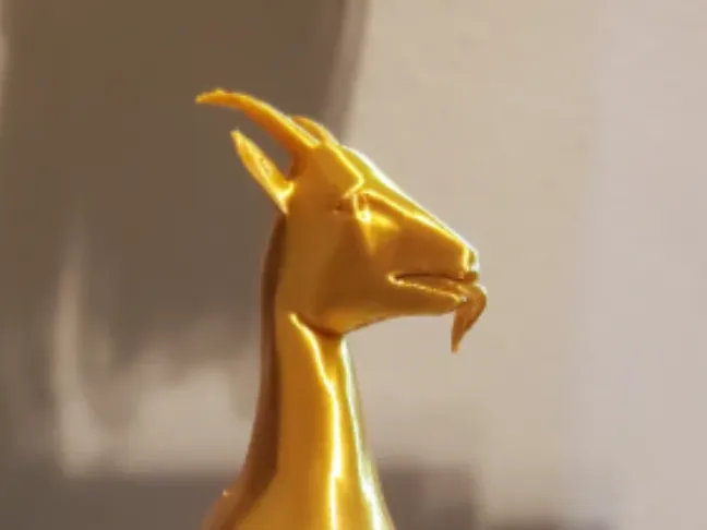 Smaller version of the goat simulator 3 Statue 