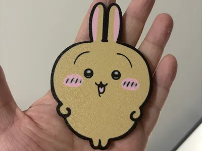 Usagi, Hachiman keychain, backpack version, Chiikawa trio Chiikawa