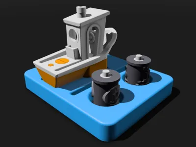 Benchy roller stamp