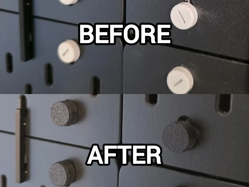 Ikea skådis screw cover