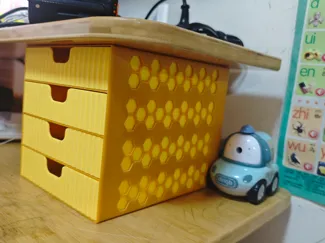 桌面增高架抽屉