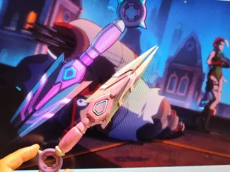 Overwatch守望先锋 联动街霸6宣传片中的蛛俐雾子苦无