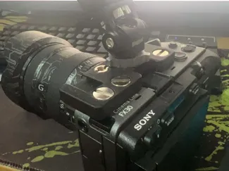 索尼sony fx3 fx30摄影机相机微单顶部热靴冷靴拓展板