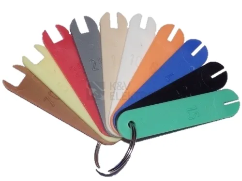 měrky průřezu/ Set of gauges for copper  wires