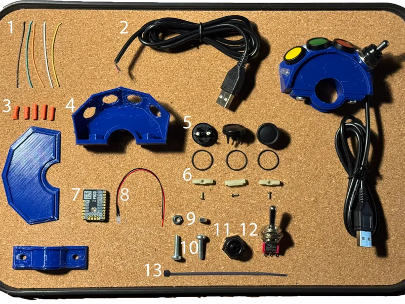 DIY Bluetooth keyboard for digital rally roadbook