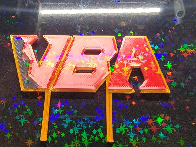 VBA Baseball Cake Topper