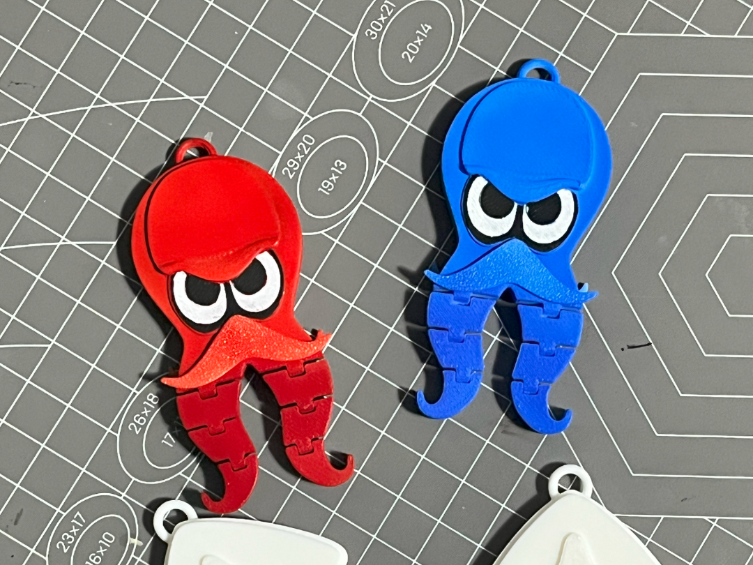 [splatoon]Splatoon - Articulated Inkling Octoling Charm by ...