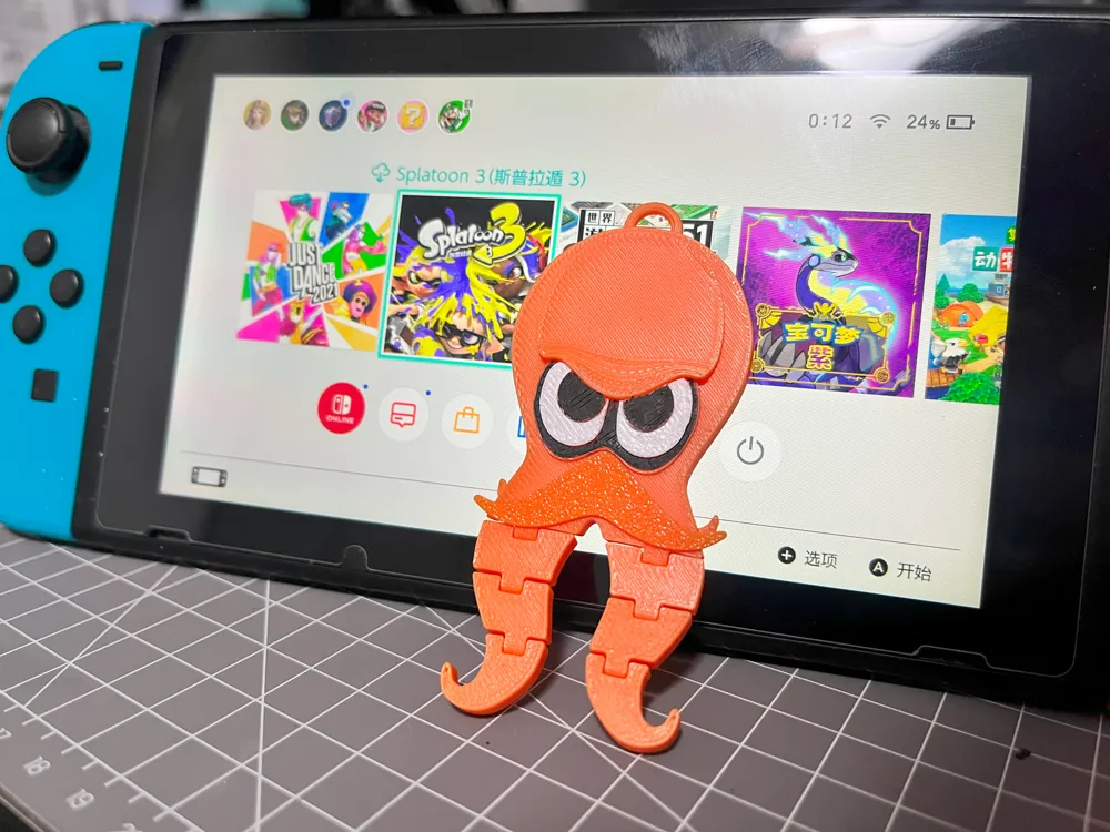 [splatoon]Splatoon - Articulated Inkling Octoling Charm by ...