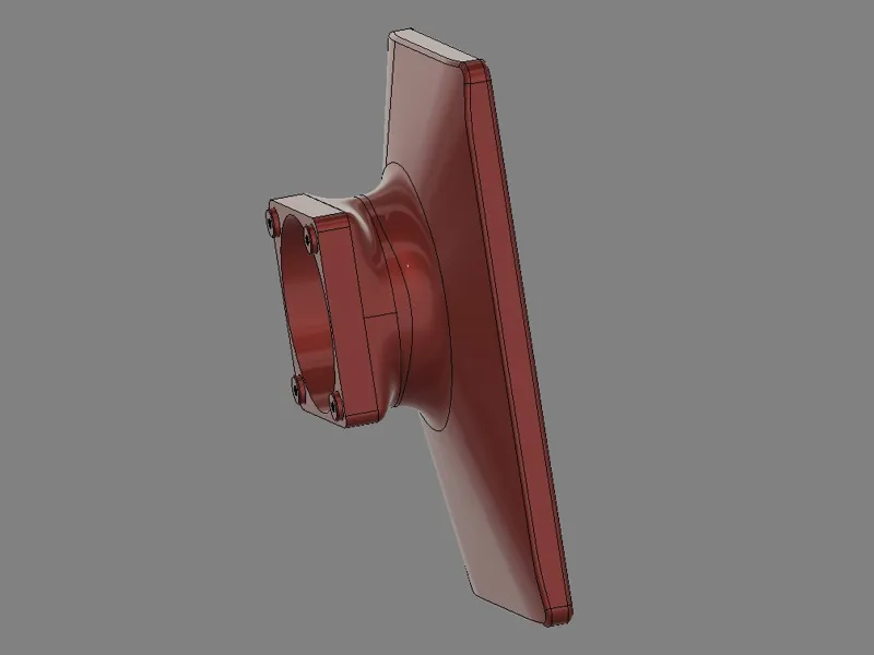 Bitaxe Gamma frame rear 