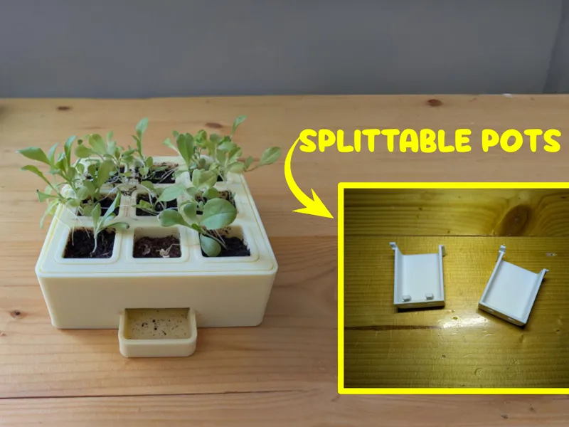 Minimal Self Watering Seed Starter